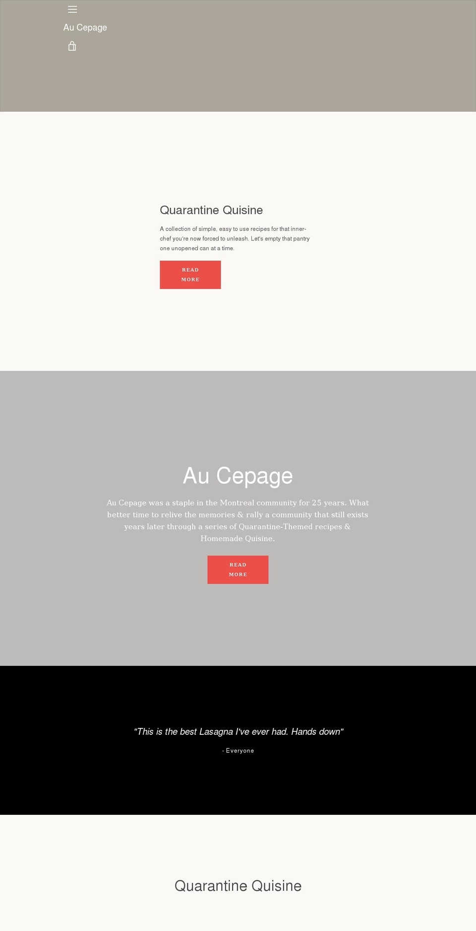 aucepage.com shopify website screenshot