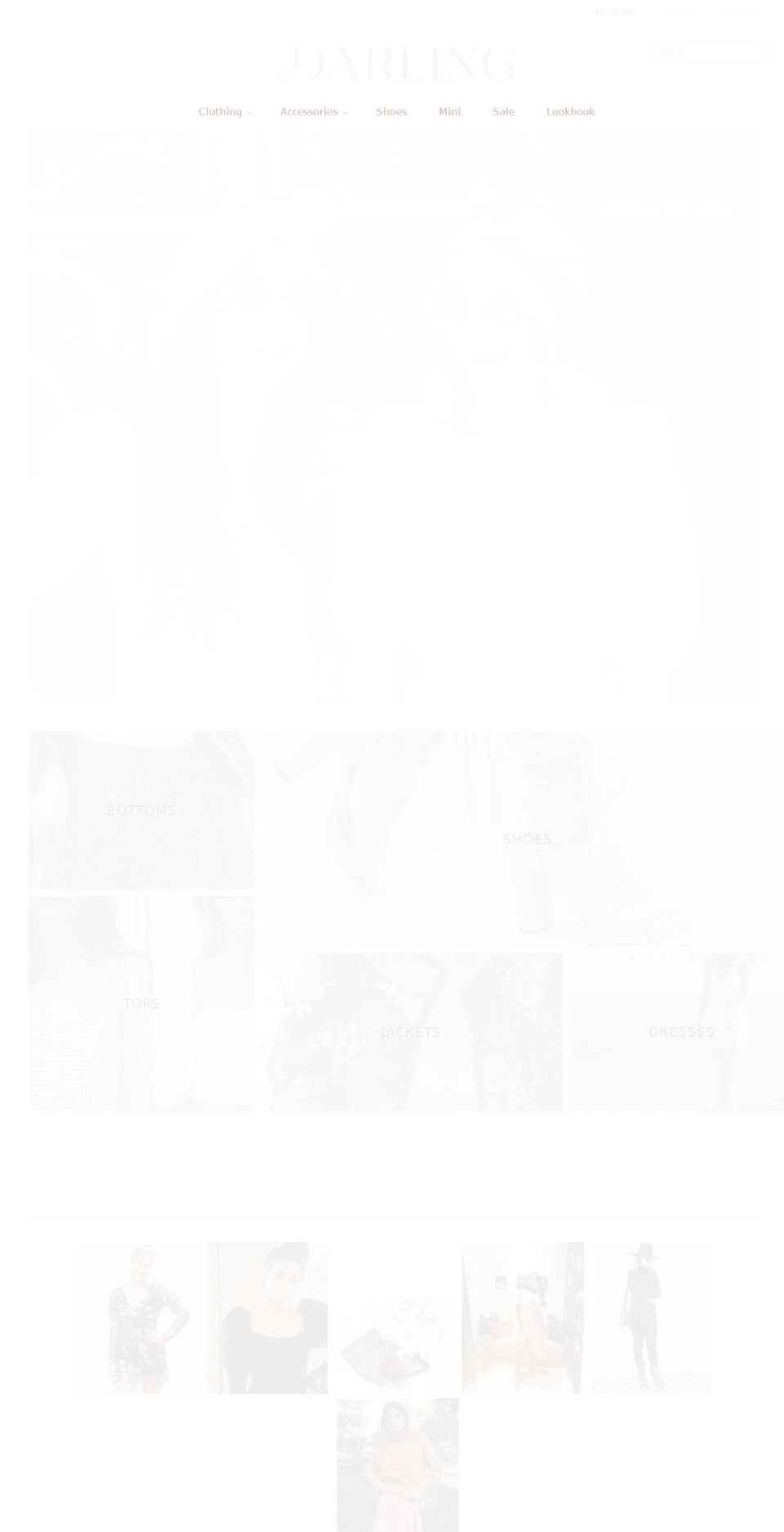 audarling.com shopify website screenshot