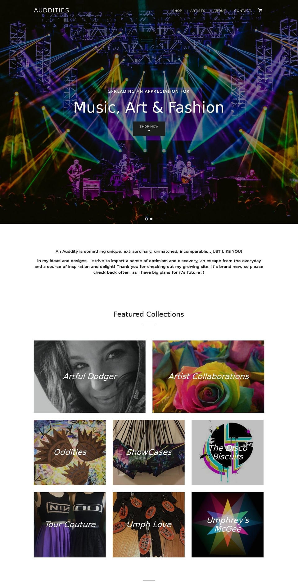 audditiez.com shopify website screenshot