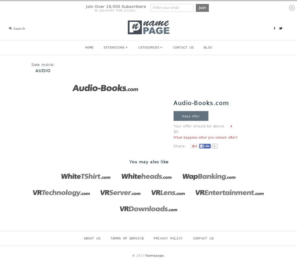 audio-books.com shopify website screenshot