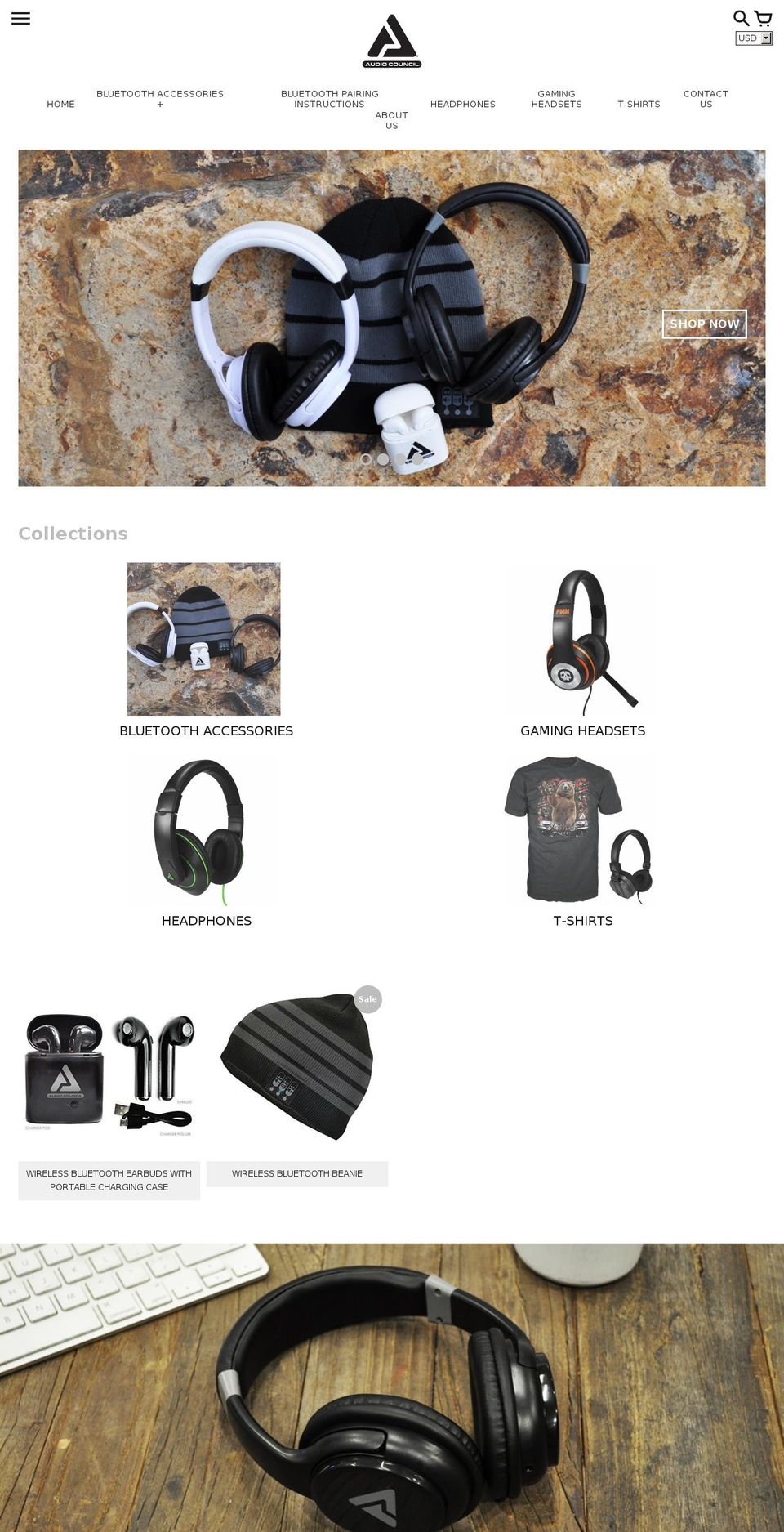 audiocouncil.com shopify website screenshot