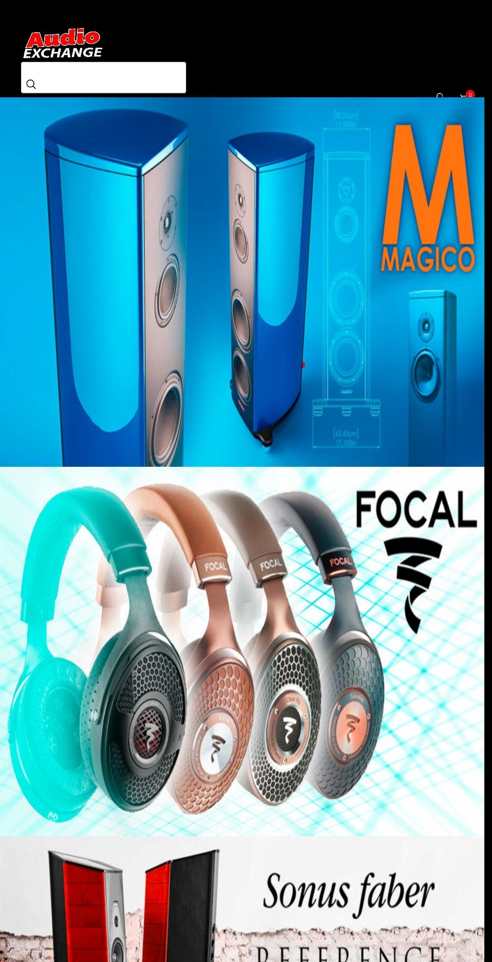 audioexchangerva.com shopify website screenshot