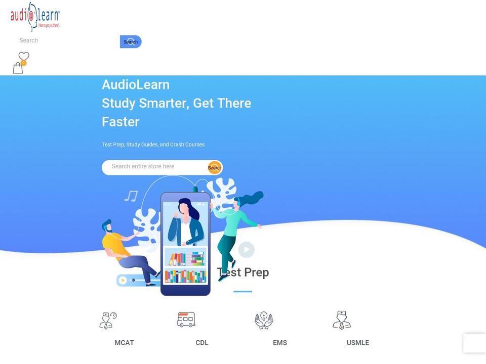 audiolearn.com shopify website screenshot