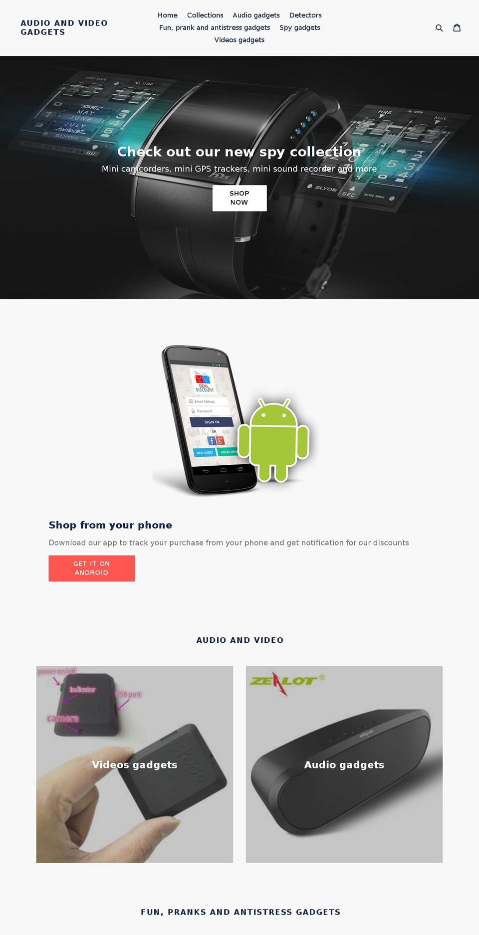 audiovideomart.com — Shopify storefront screenshot