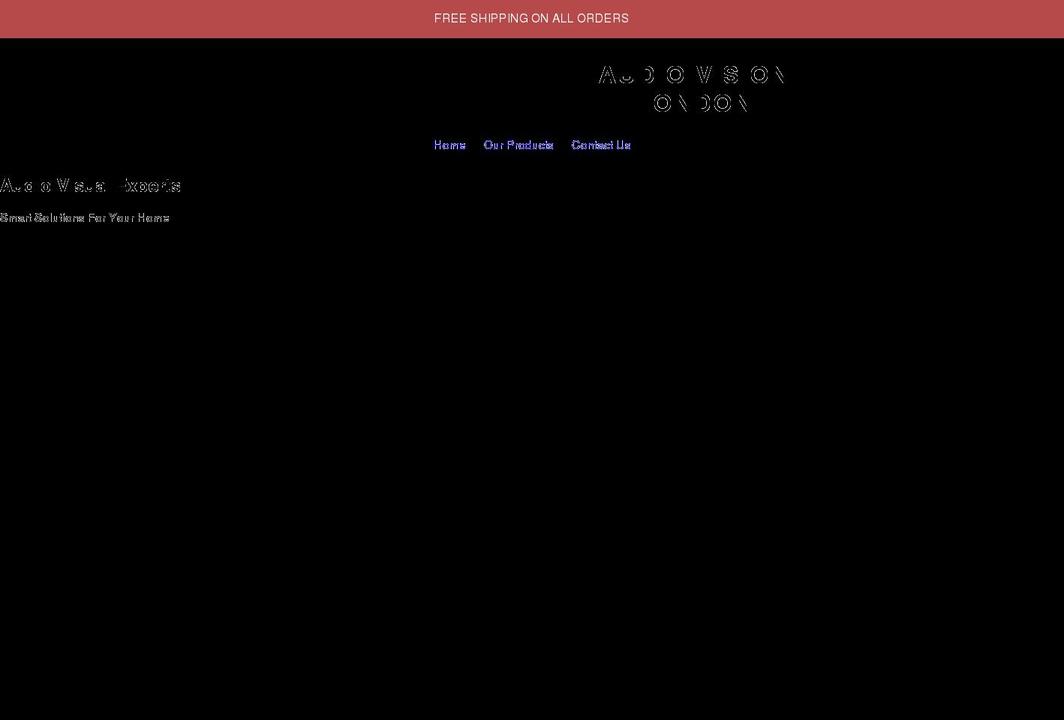 audiovisionlondon.co.uk shopify website screenshot