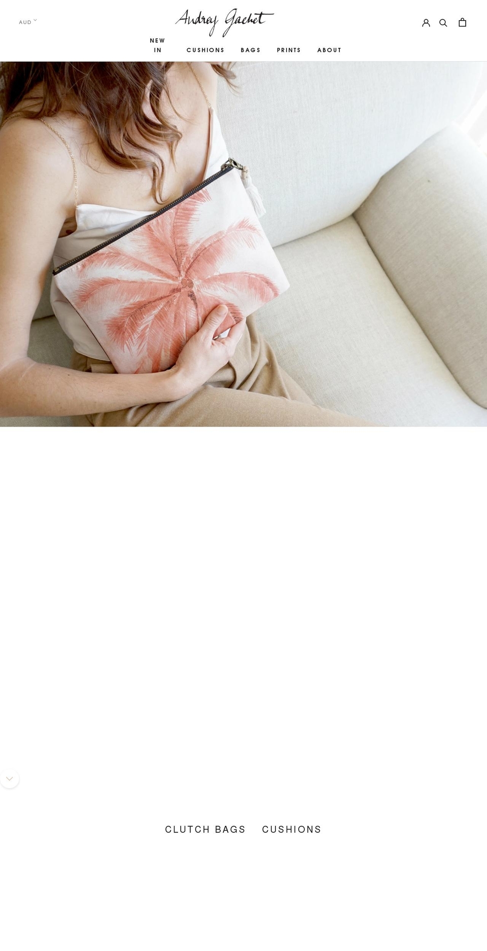 audreygachet.com shopify website screenshot