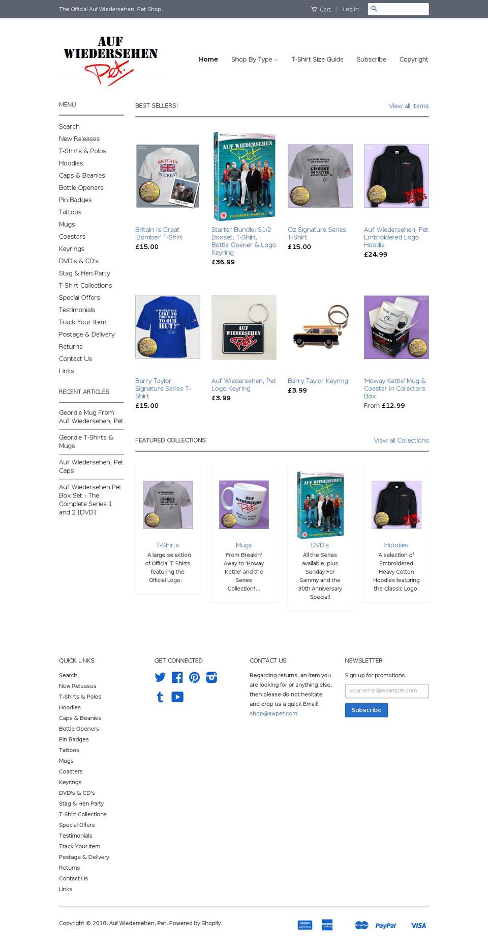 auf.pet shopify website screenshot