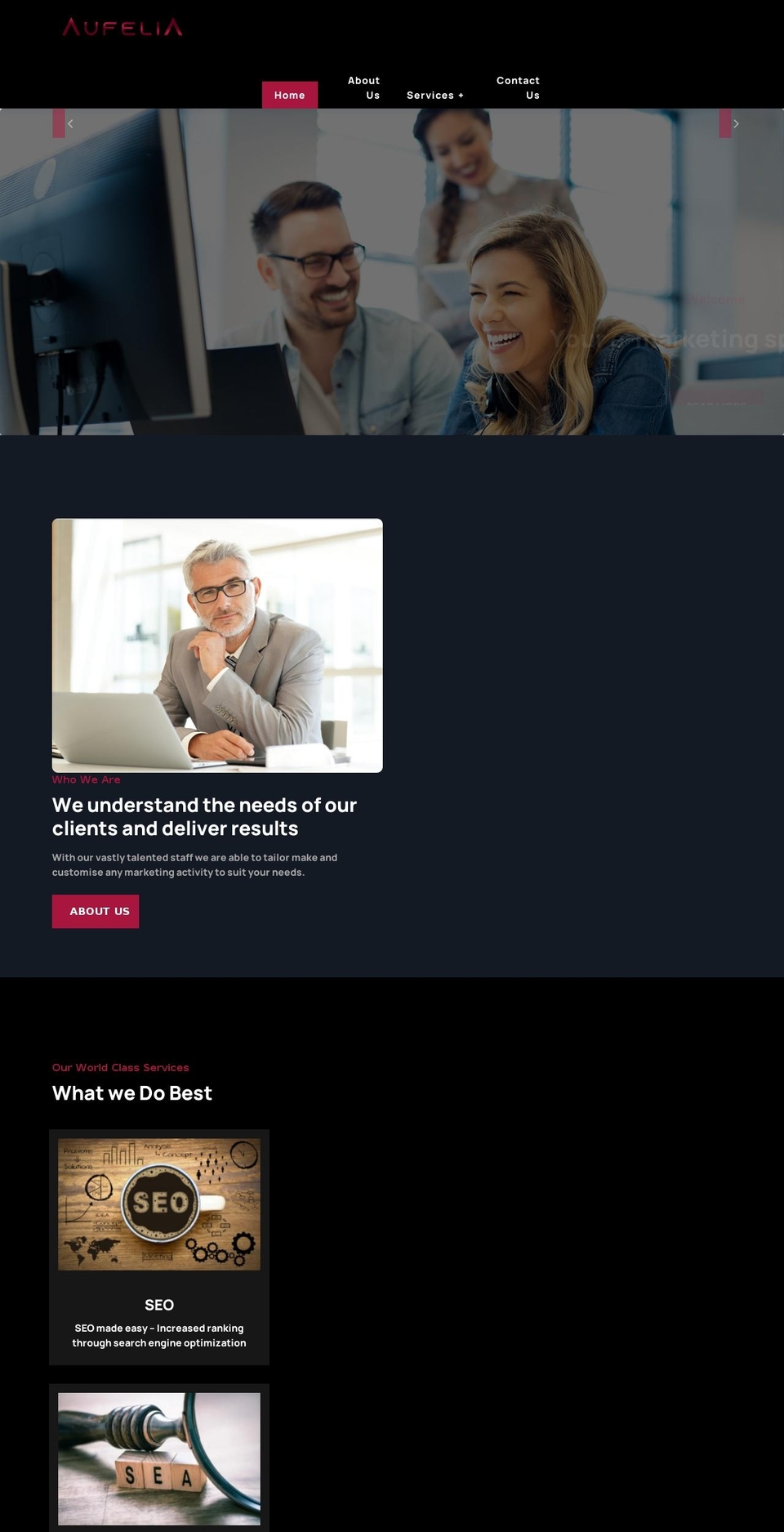 aufelia.com — Shopify storefront screenshot