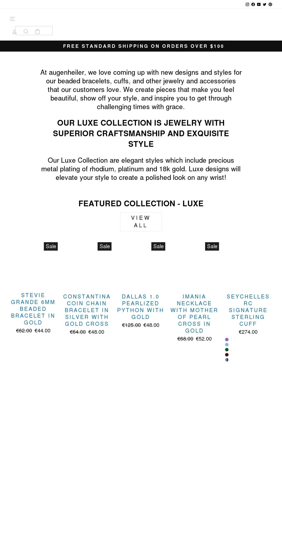augenheiler.com shopify website screenshot
