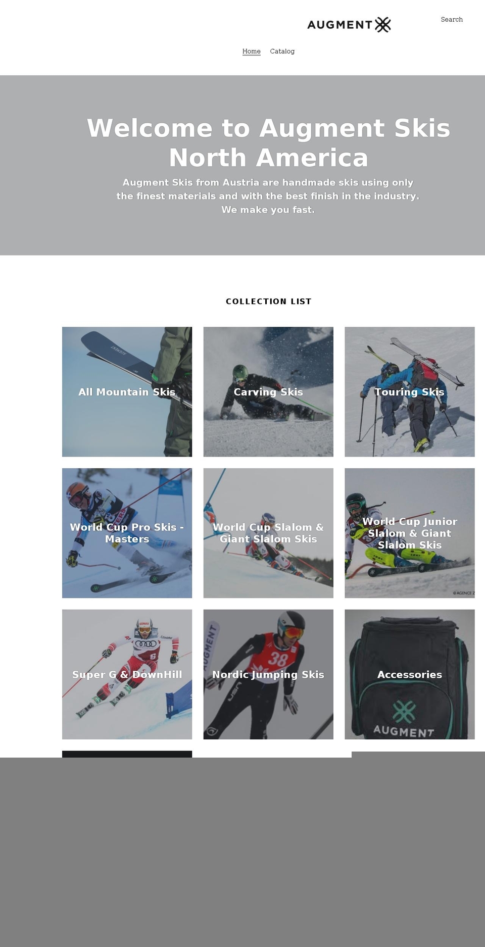 augmentskisna.com shopify website screenshot