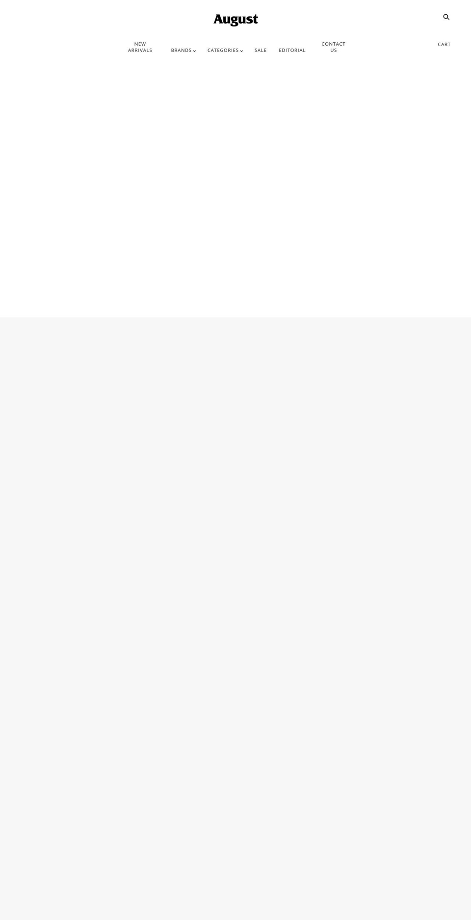 august-shop.com — Shopify storefront screenshot