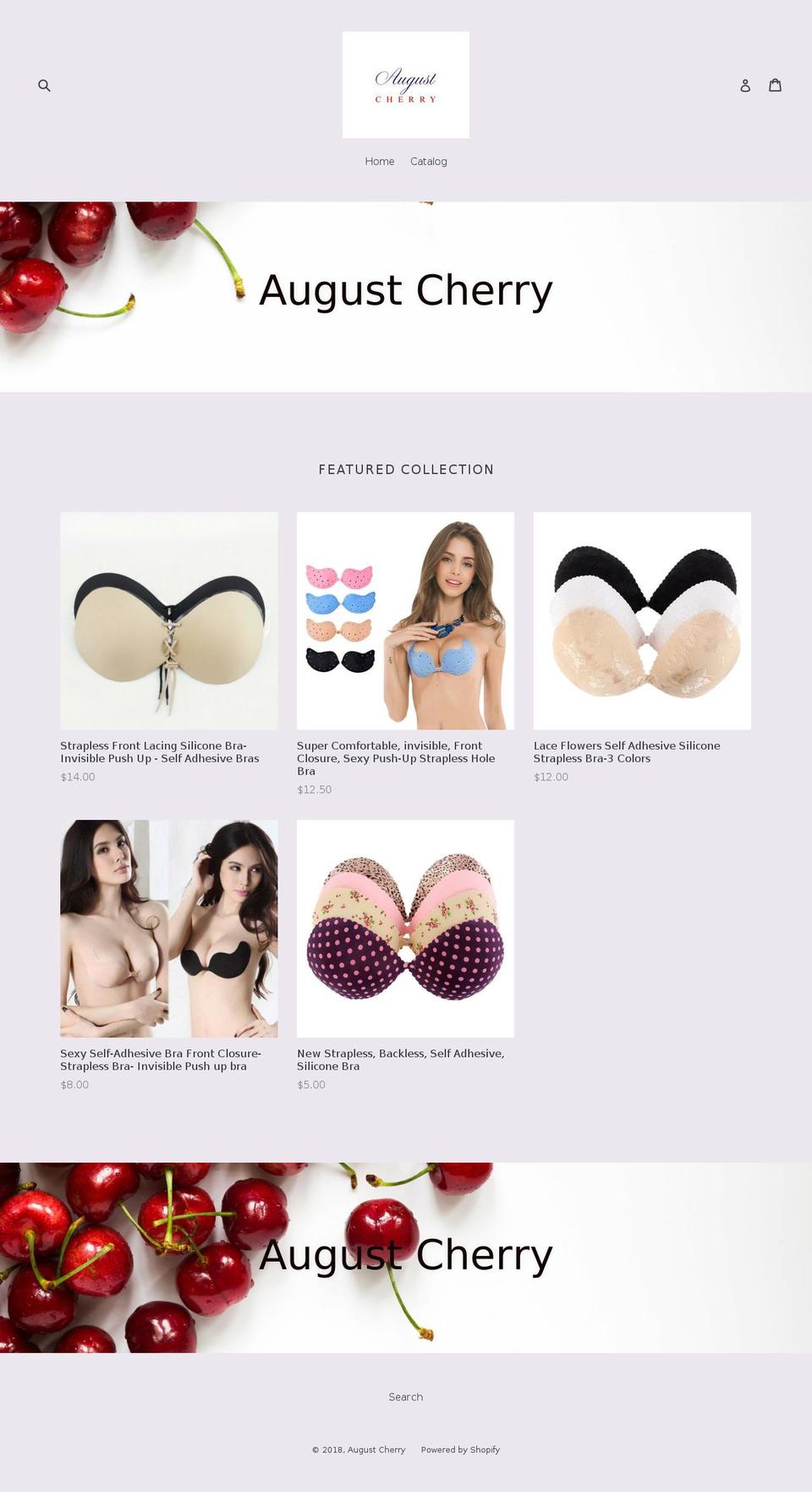 augustcherry.com — Shopify storefront screenshot