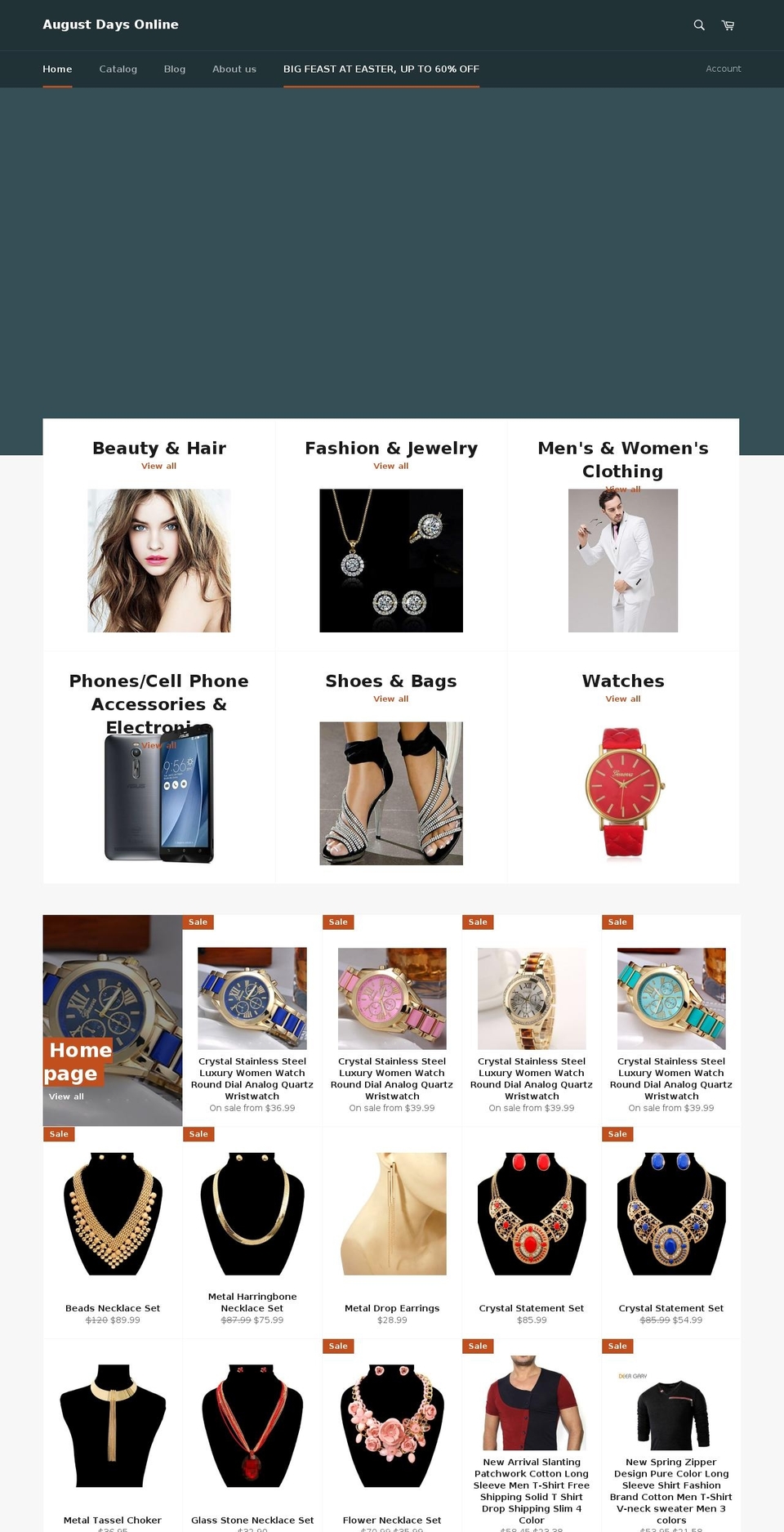 augustdays.com shopify website screenshot