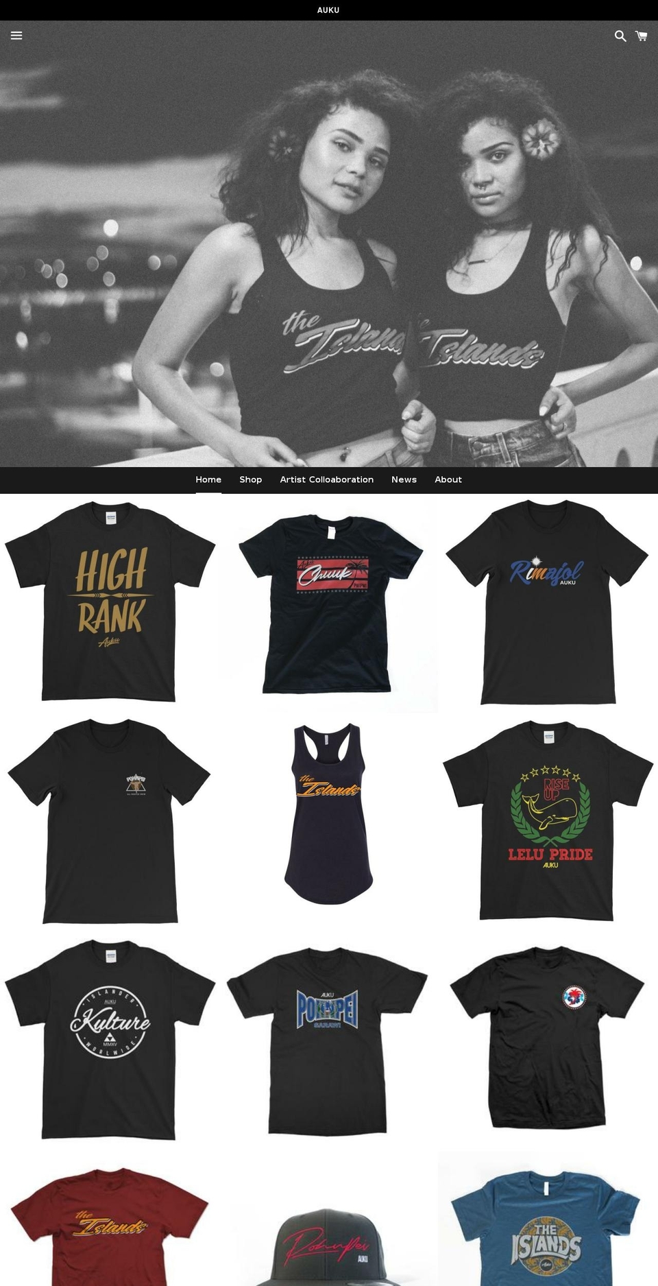 aukulife.com shopify website screenshot