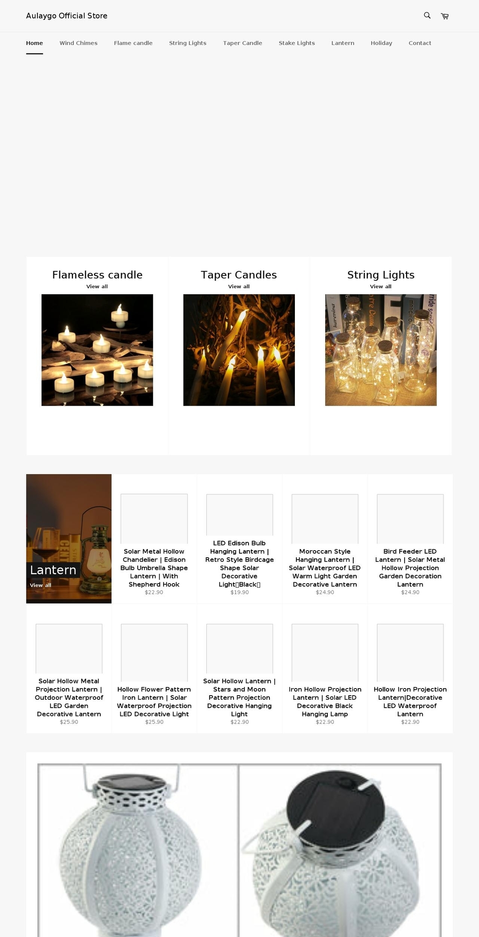 aulaygo.com shopify website screenshot