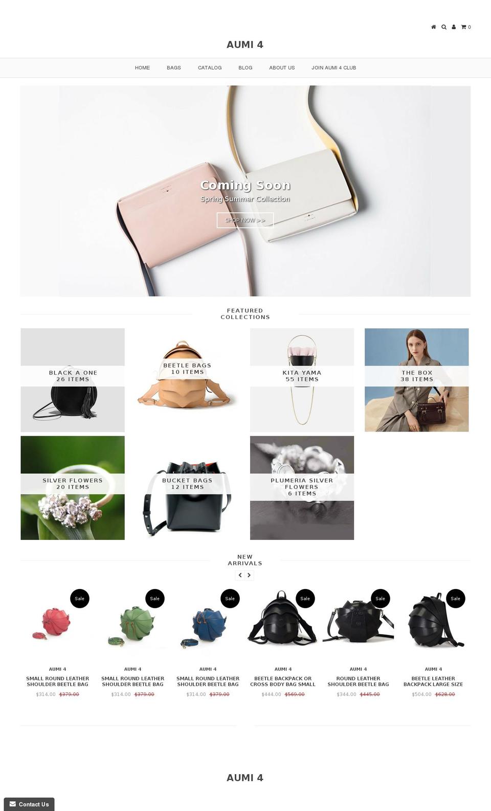 aumi4.com shopify website screenshot
