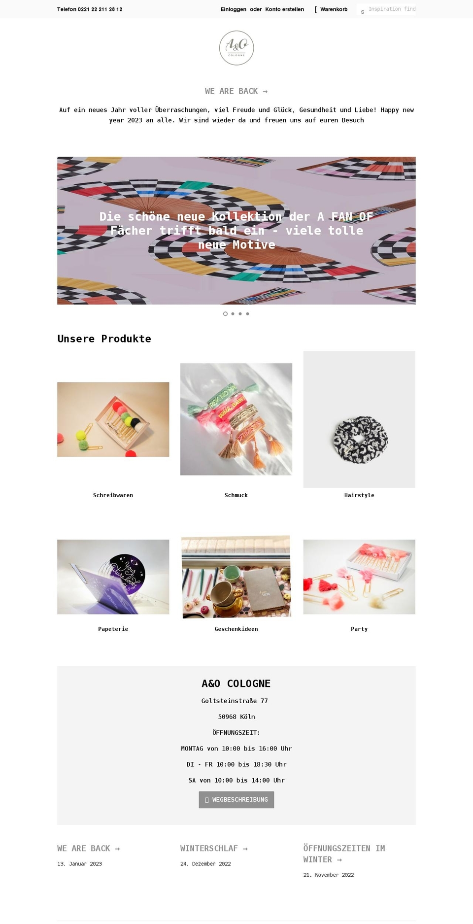 aundo.cologne shopify website screenshot