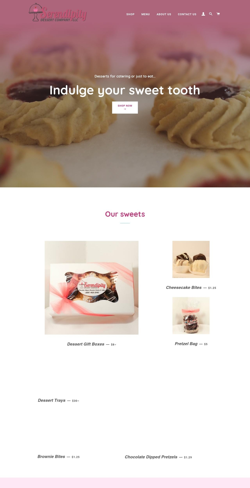 auntjoscookies.com — Shopify storefront screenshot