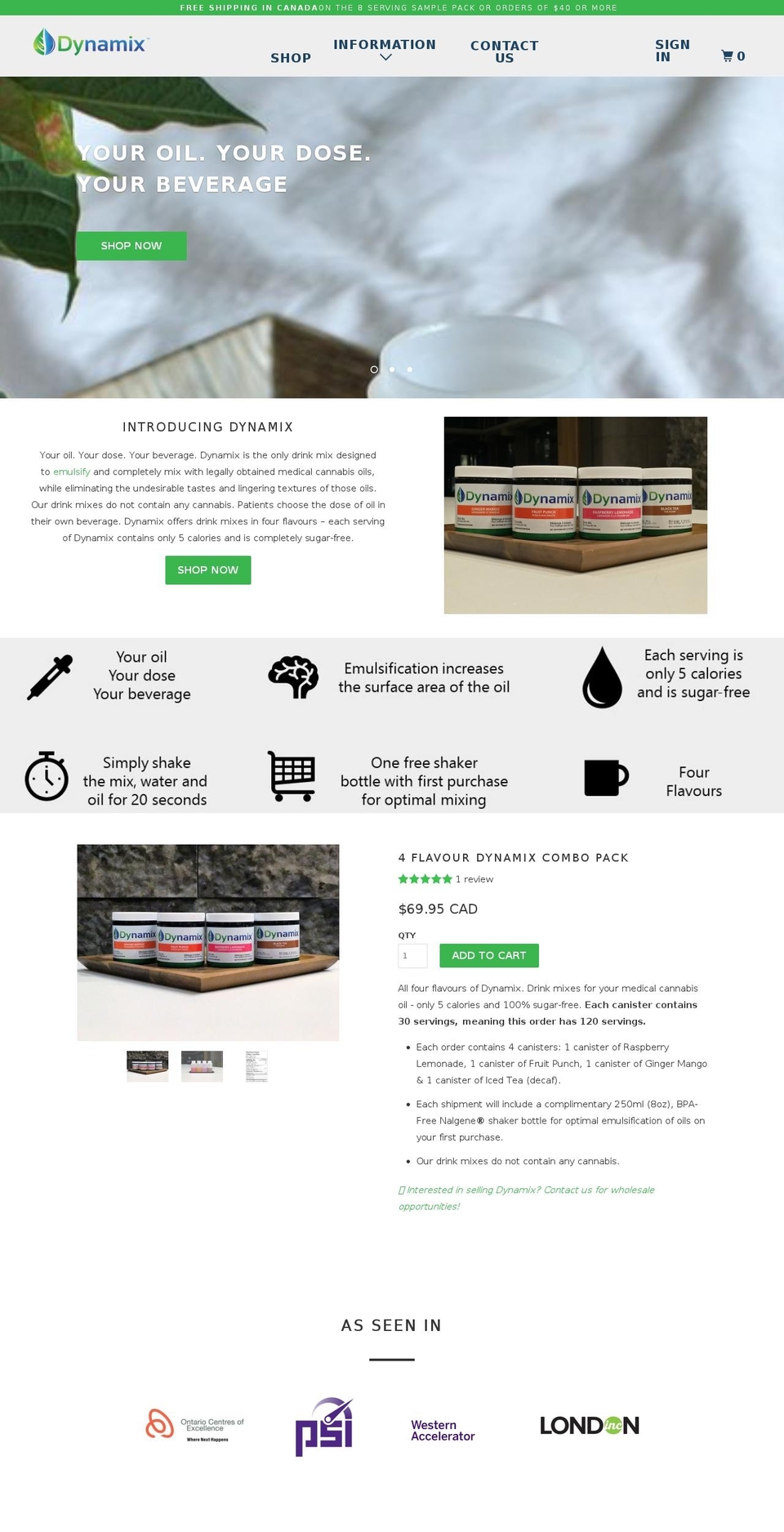 auntmarys.ca shopify website screenshot