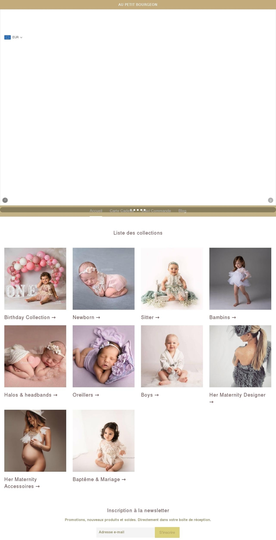 aupetitbourgeon.com shopify website screenshot
