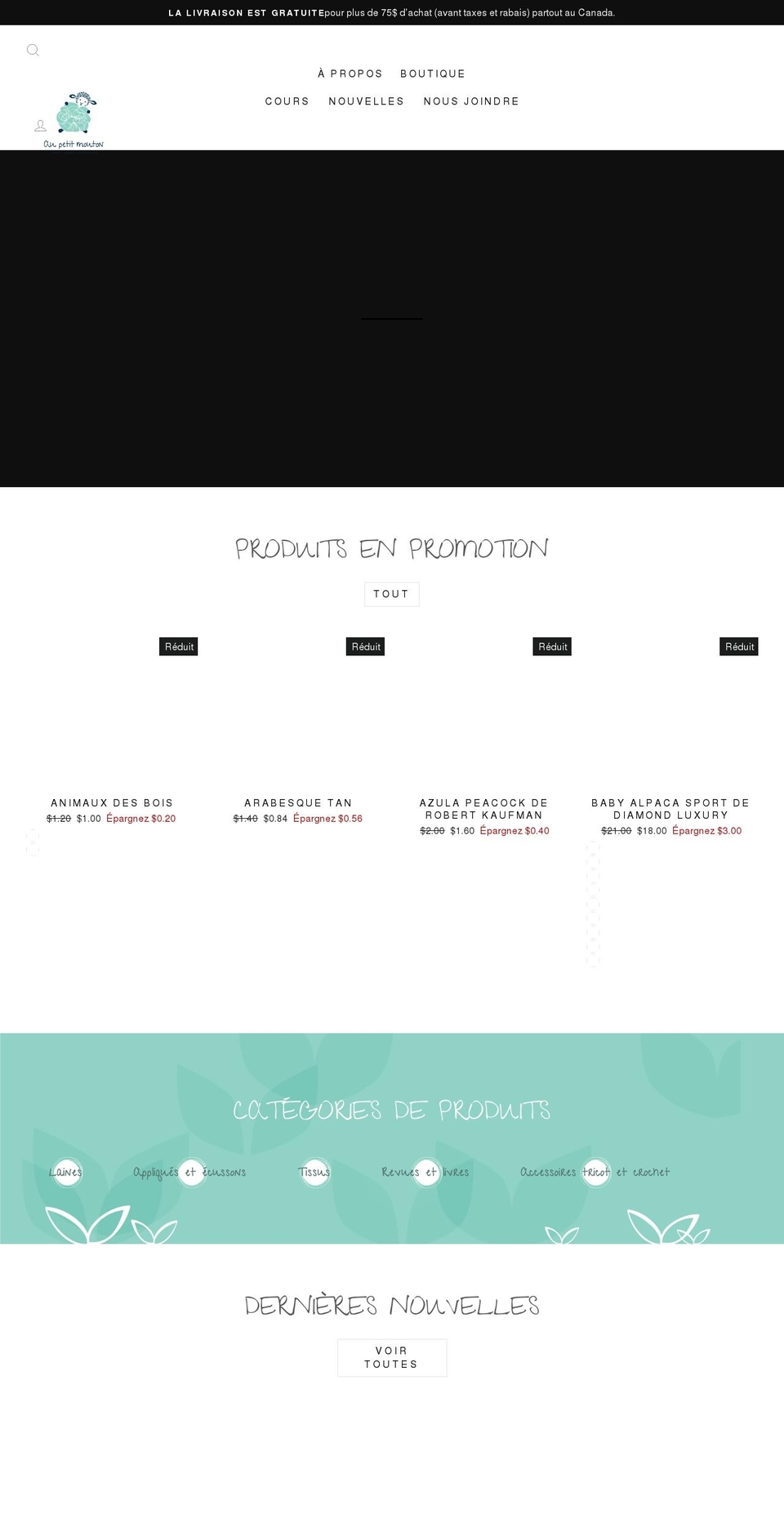 aupetitmouton.com shopify website screenshot
