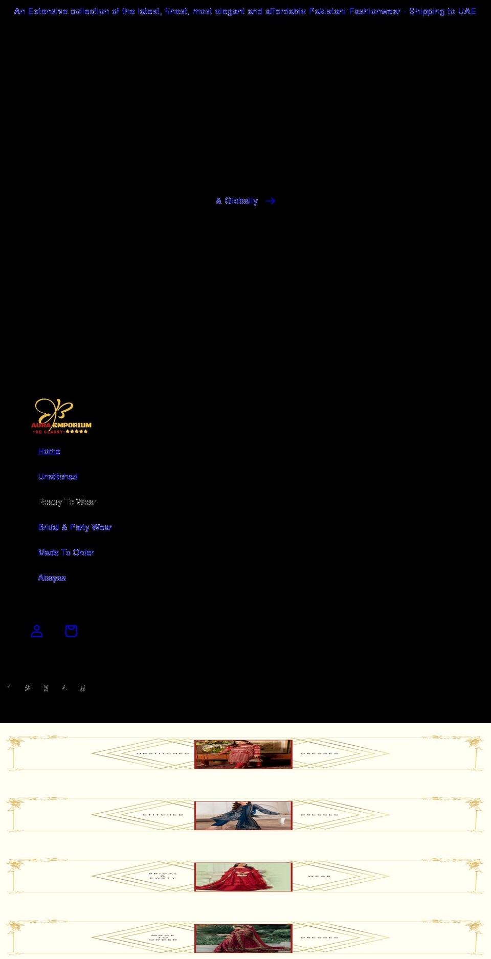 auraemporium.com — Shopify storefront screenshot