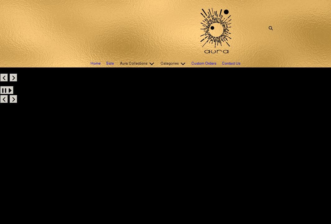 aurajewelrydesigns.com shopify website screenshot