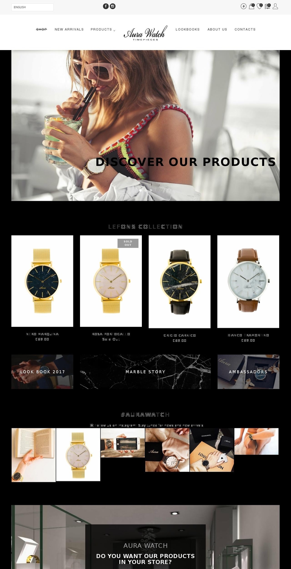 the-look-demo-01-1-2 Shopify theme site example aurawatch.com