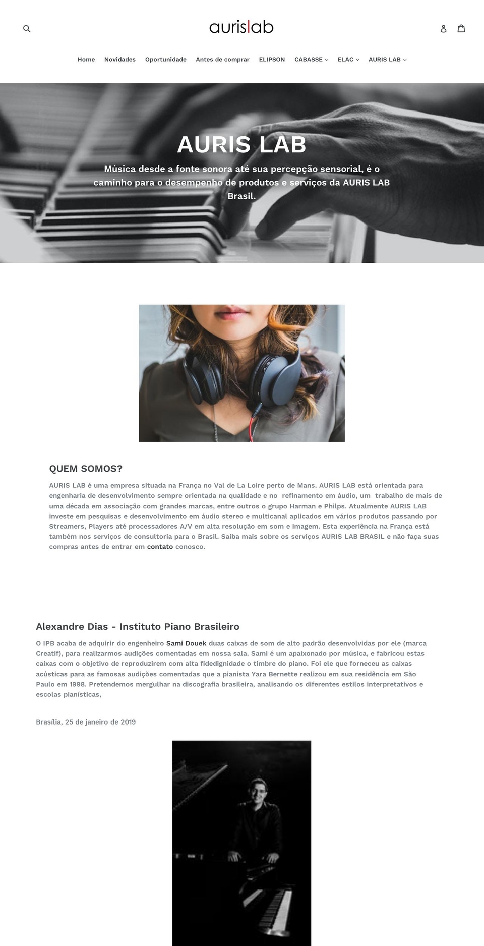 aurislab-brasil.com shopify website screenshot