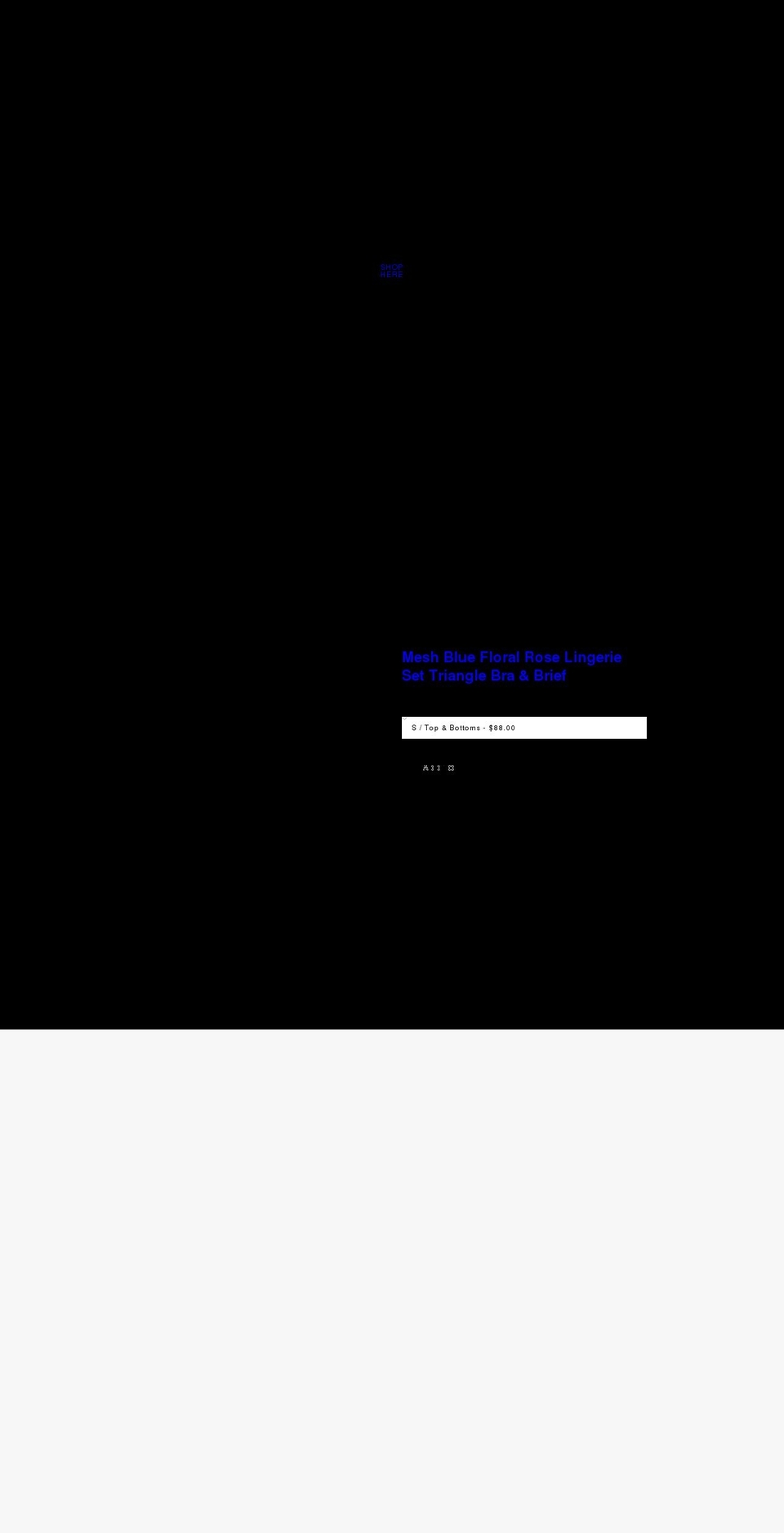 auritaintimates.com shopify website screenshot