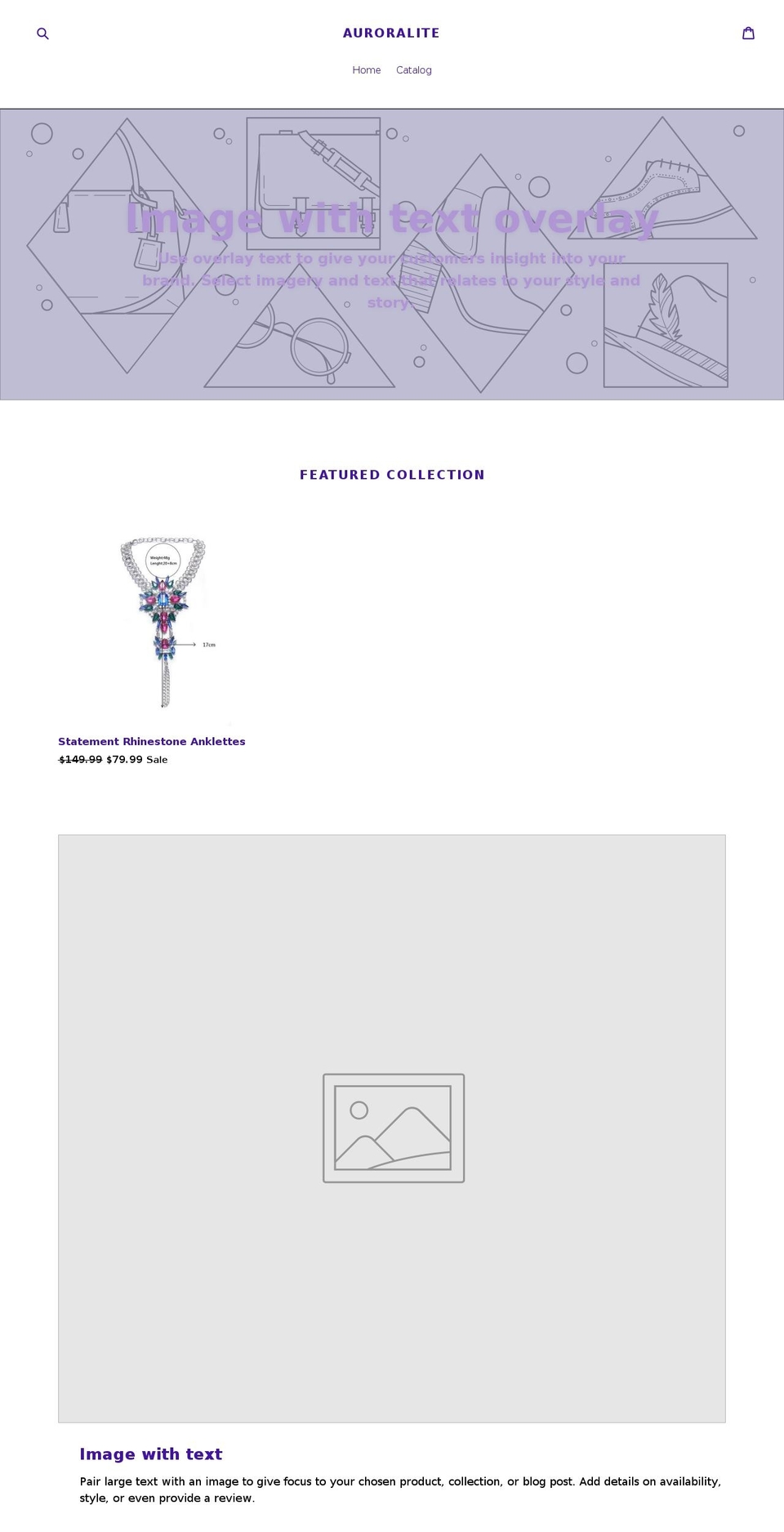 aurora-lite.com — Shopify storefront screenshot