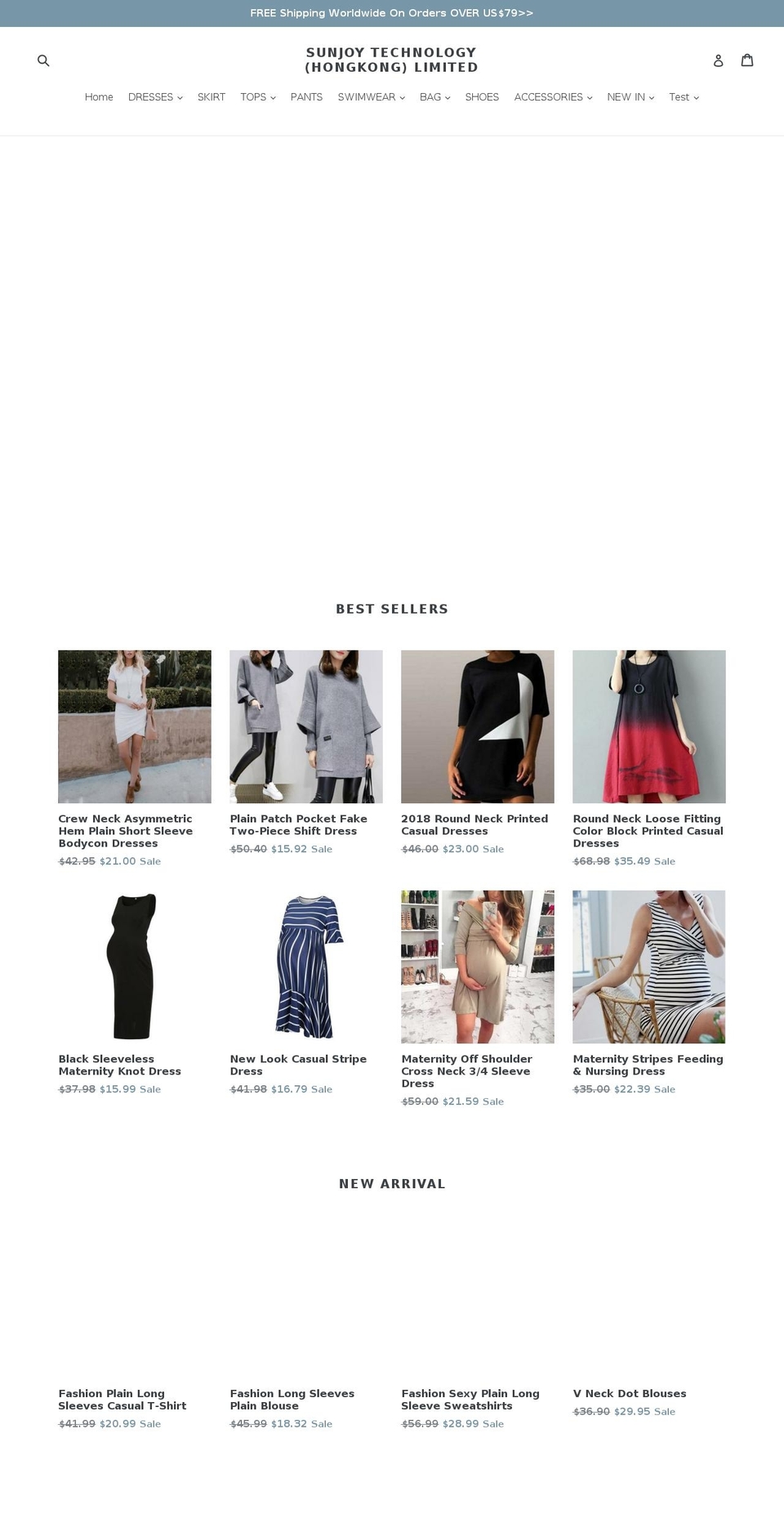 auroragoods.com — Shopify storefront screenshot