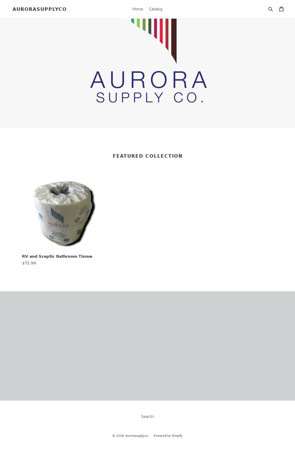 aurorasupplyco.com — Shopify storefront screenshot