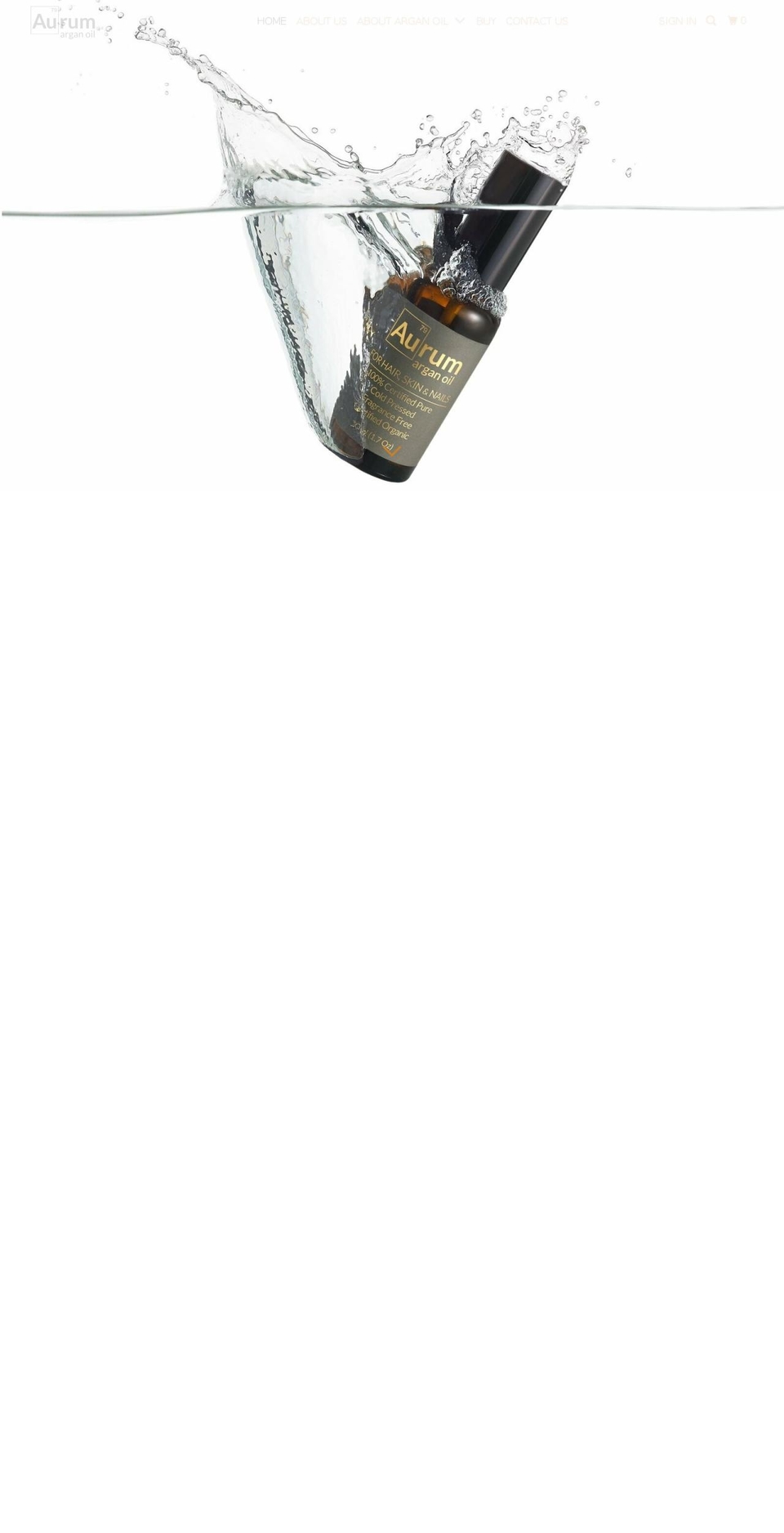 aurumargan.com shopify website screenshot