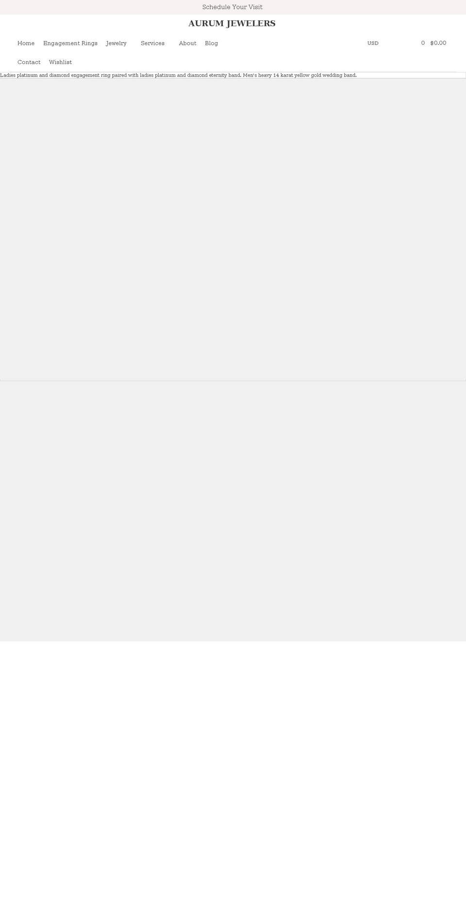 aurumonelmwood.com shopify website screenshot