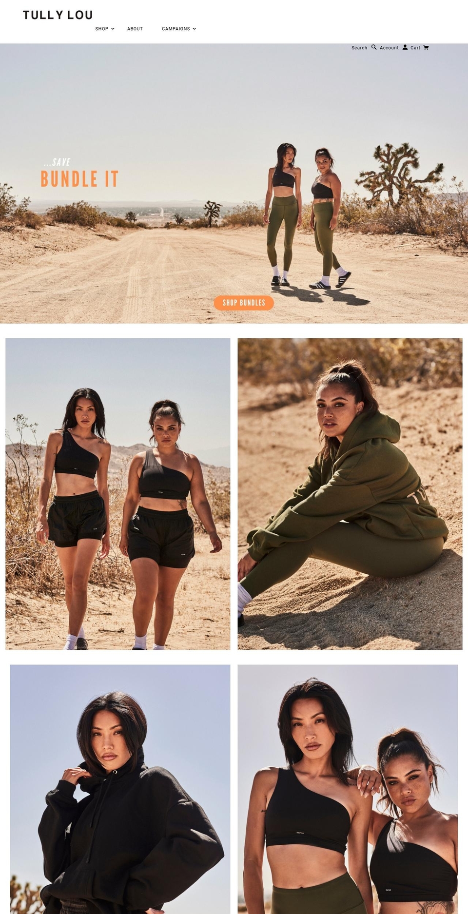 aus.tullylou.com — Shopify storefront screenshot