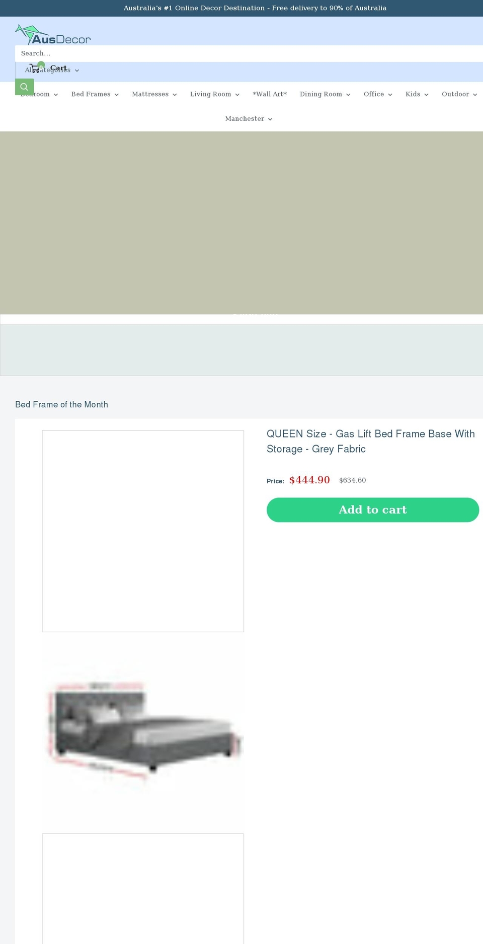 ausdecor.com.au shopify website screenshot
