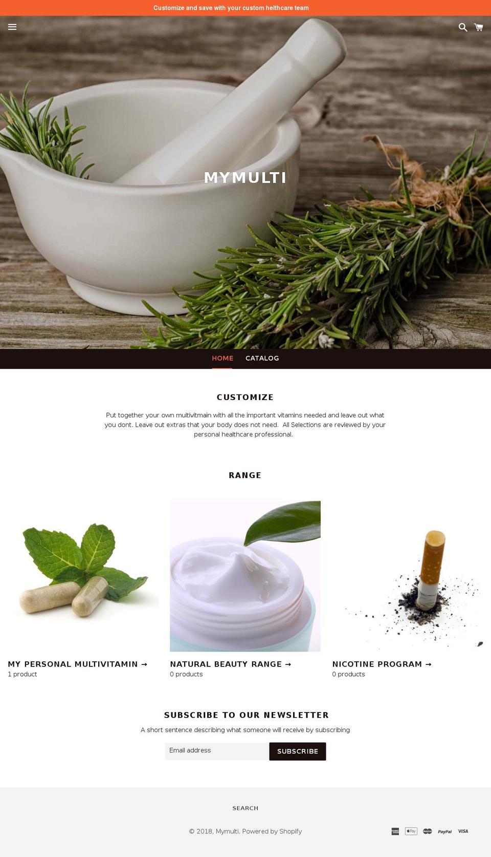 ausherbal.com — Shopify storefront screenshot