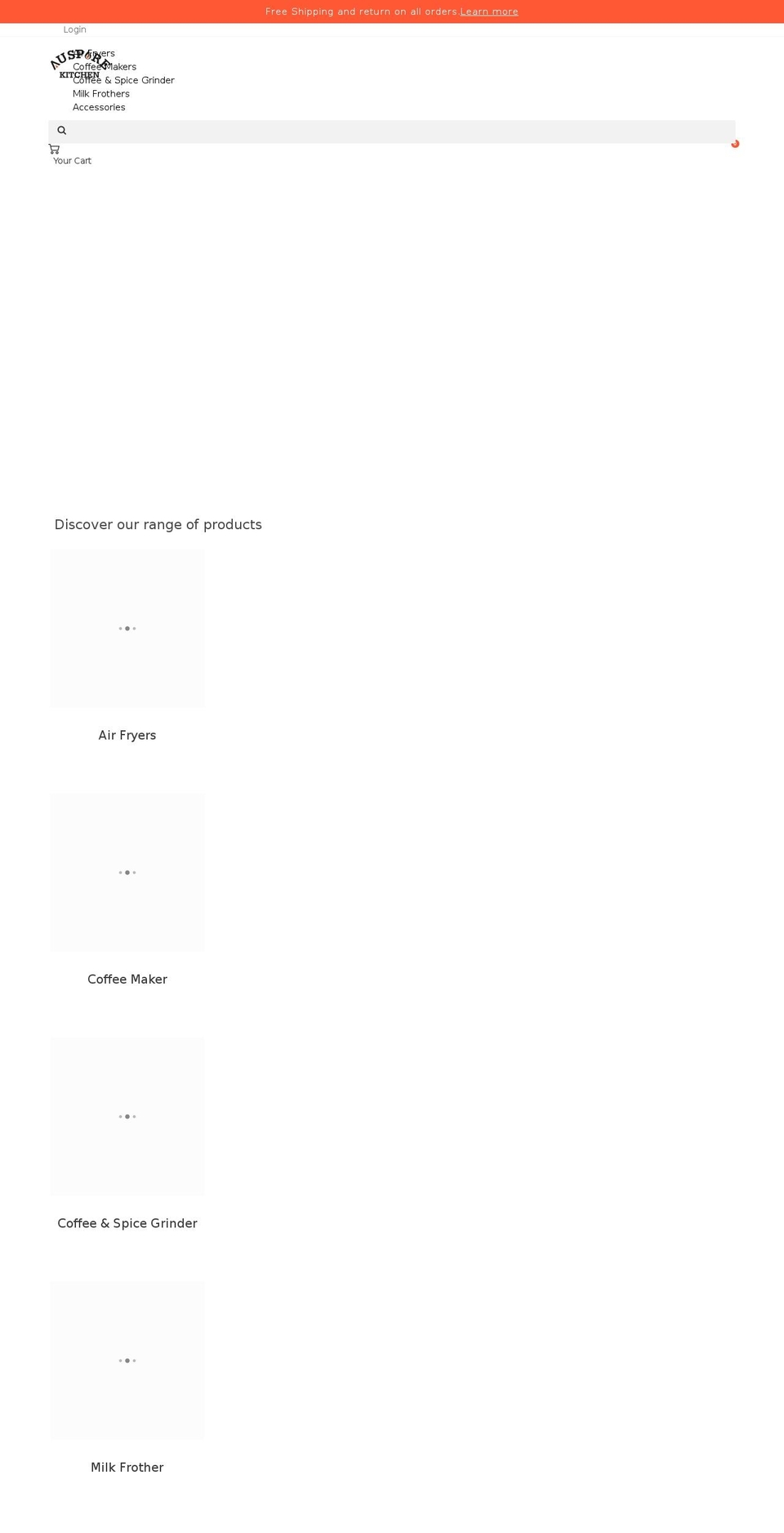 auspure.com shopify website screenshot