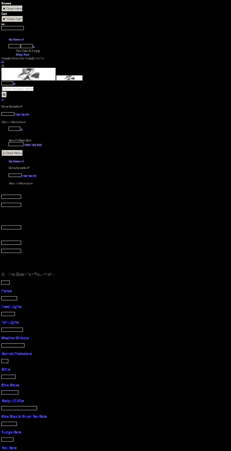 aussie4x4pro.com.au shopify website screenshot