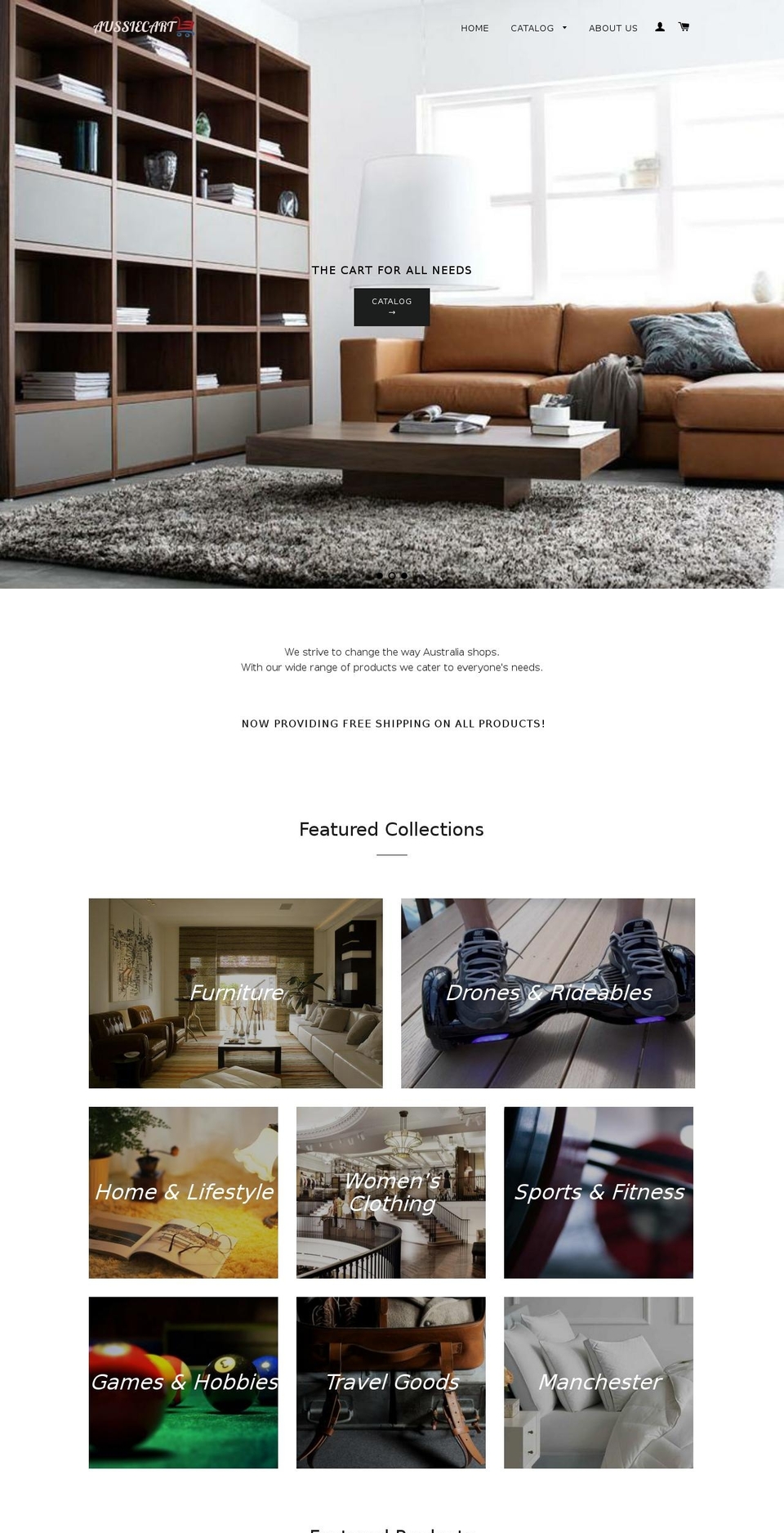 aussiecart.com — Shopify storefront screenshot