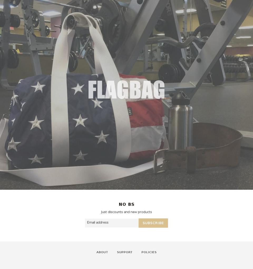 FLAGBAG Shopify theme site example aussieflagbag.com