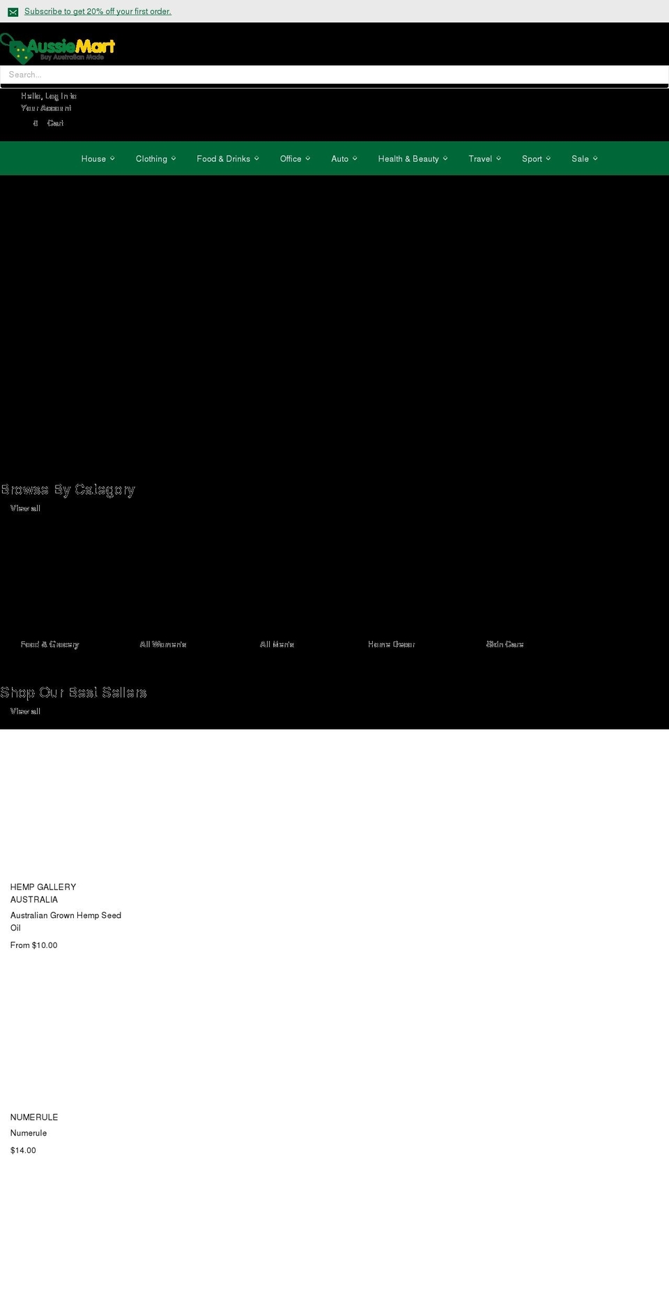 aussiemart.com.au shopify website screenshot