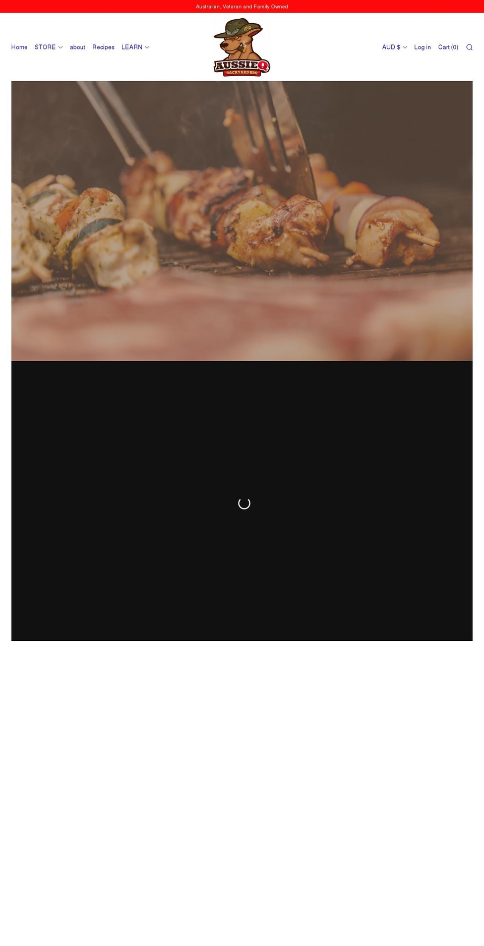 aussieq.com.au shopify website screenshot