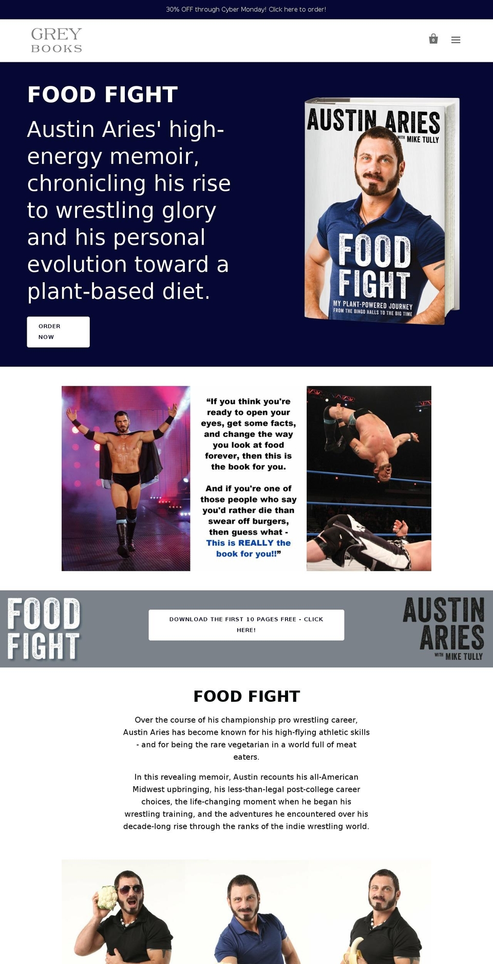 austinariesbook.com — Shopify storefront screenshot