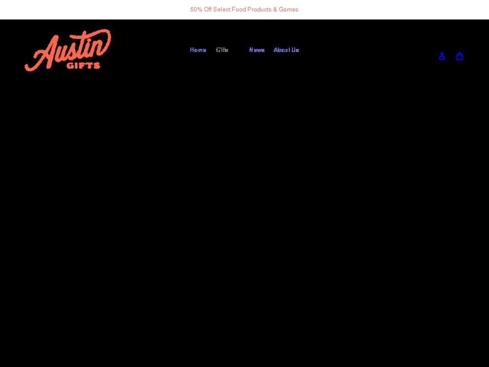 austingifts.com shopify website screenshot