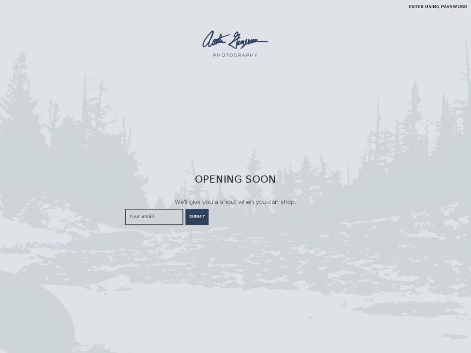 austingregersen.com — Shopify storefront screenshot