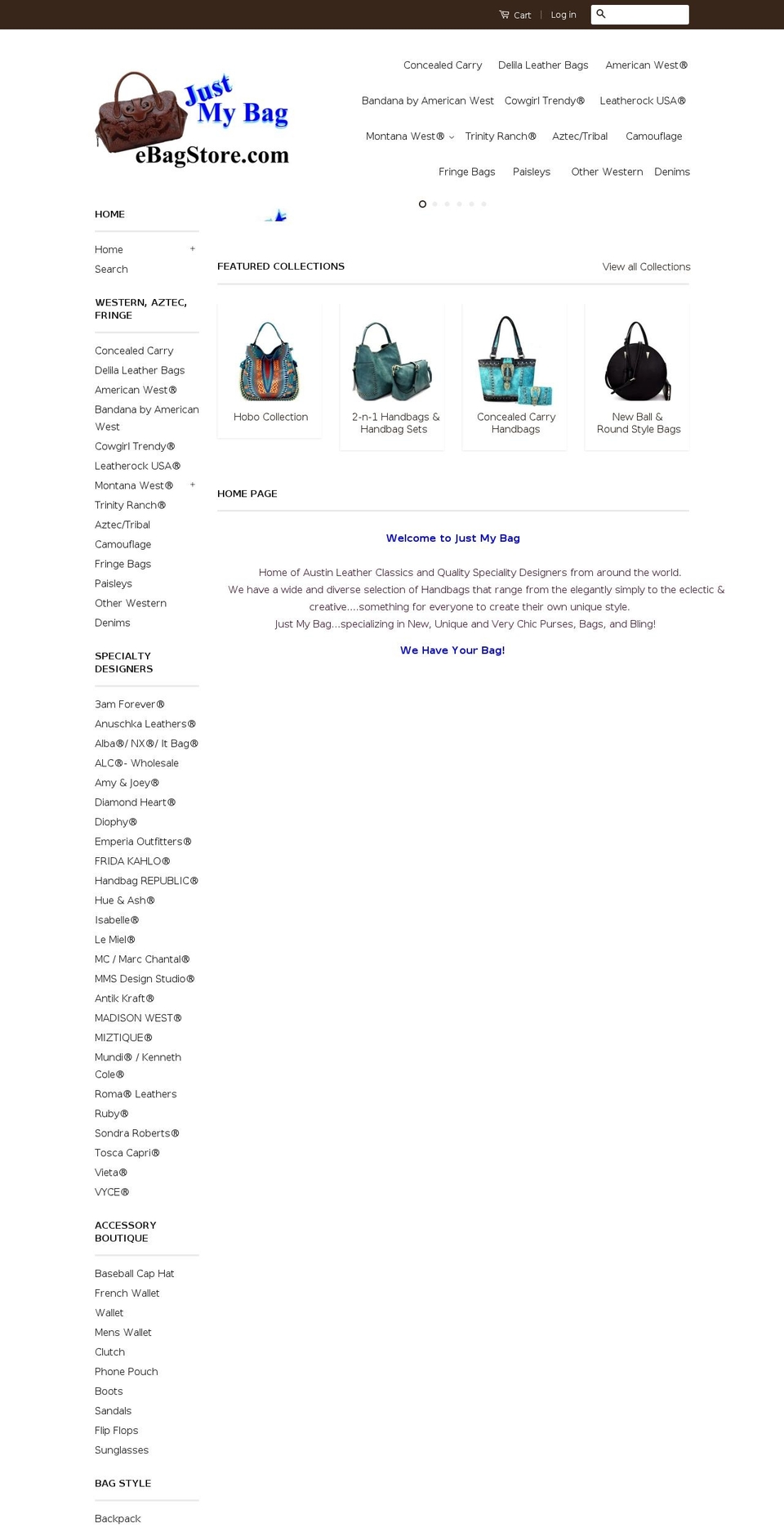 austinleatherclassics.com — Shopify storefront screenshot