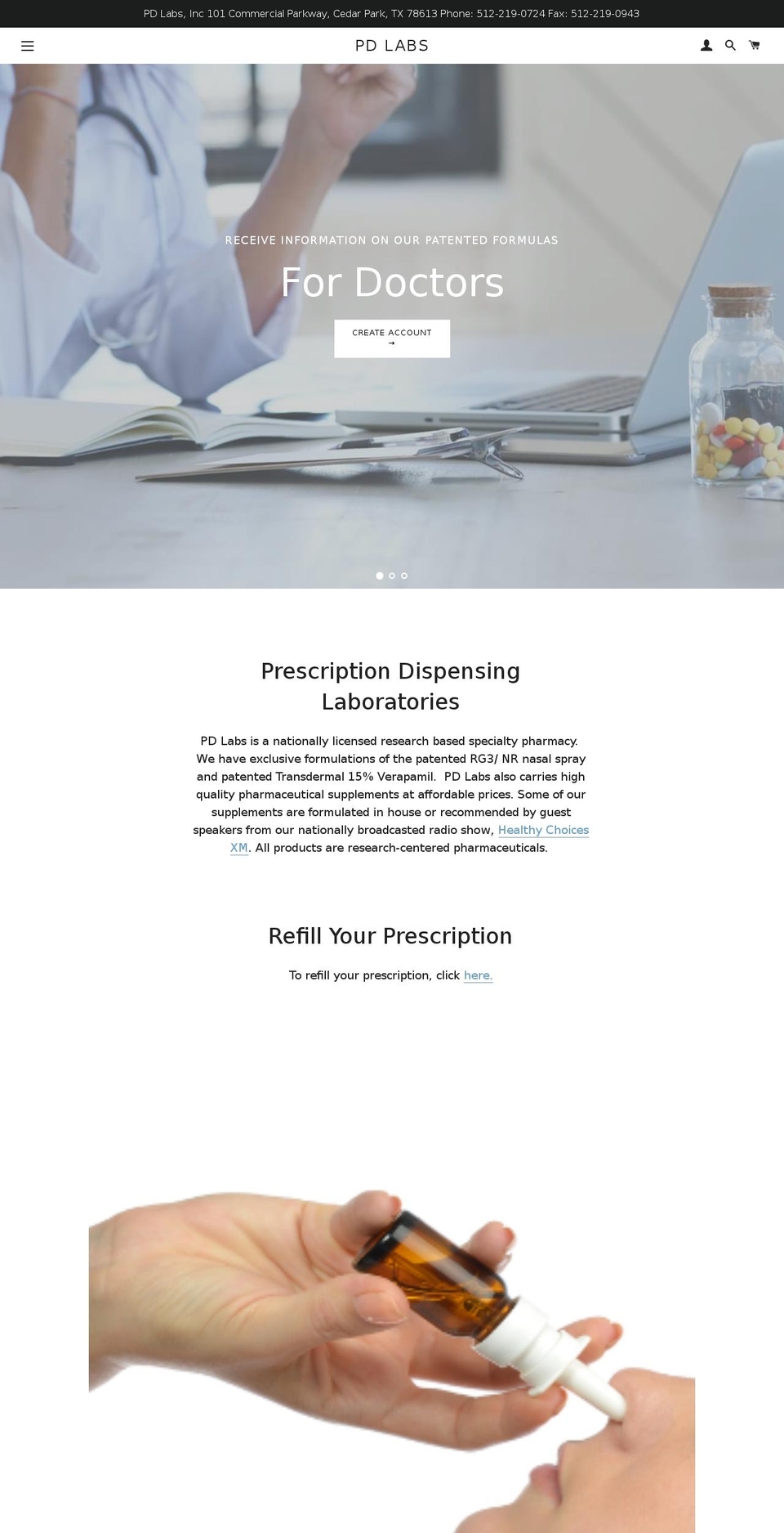 austintexasrx.com — Shopify storefront screenshot