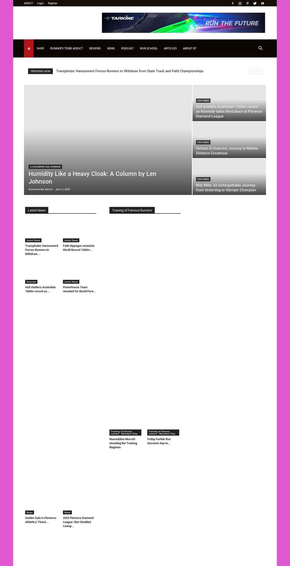 australianathlete.org shopify website screenshot